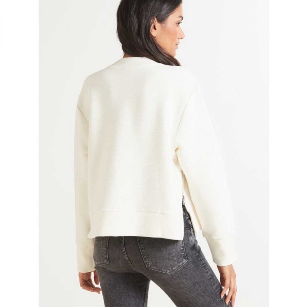 Varley Cleon pullover in Egret cream - Picture 4 of 12